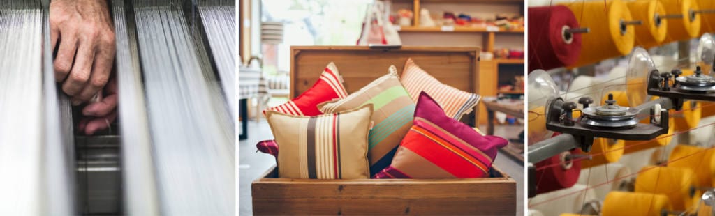 POCHETTE POUR TABLETTE TISSU LARTIGUE CREATEUR DE LINGE BASQUE