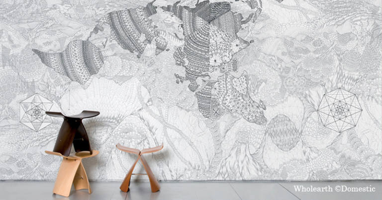 Place a la deco boheme chic - la tendance doodling textile addict