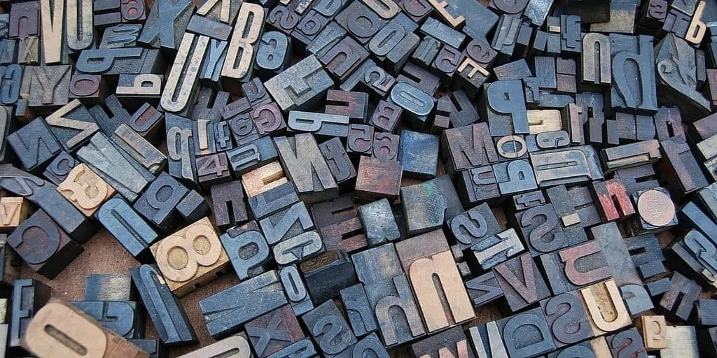 l'evolution de la typographie
