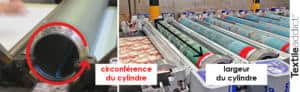 mise au rapport impression au cylindre textileaddict