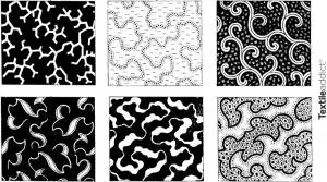 motifs textiles abstraits labyrinthes_Textile Addict
