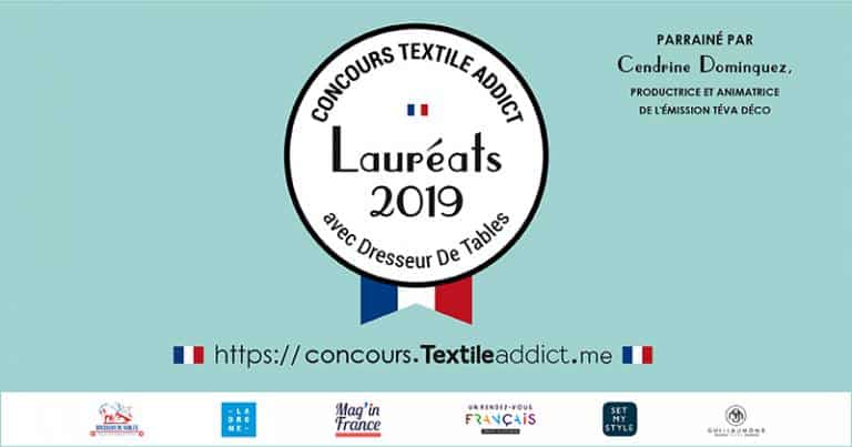 laureat 2019 concours Textile Addict