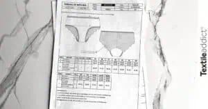 exemple de tableau de mesures pour une marque de mode