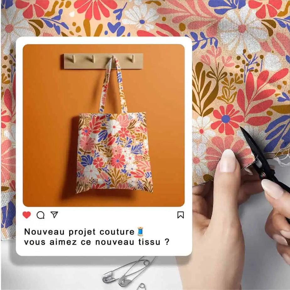 sac motifs textile addict
