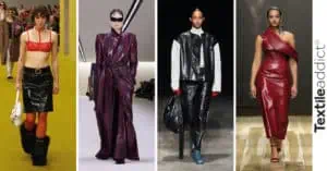 tendances hiver 2024 fashion week cuir