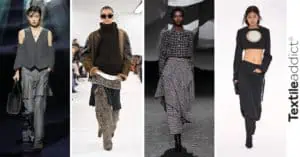 tendances hiver 2024 fashion week jupe pantalon