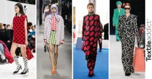 tendances hiver 2024 fashion week motifs pois
