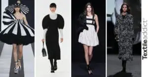 tendances hiver 2024 fashion week noir blanc