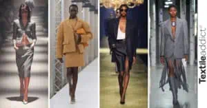 tendances hiver 2024 fashion week tailleur jupe