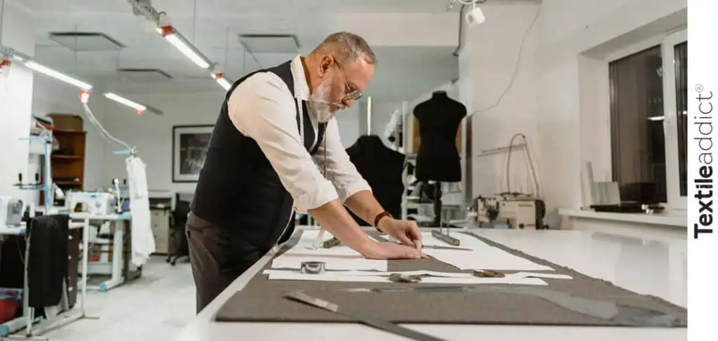 Formation textile mode en modélisme dans une école supérieure en arts appliqués, dans un atelier professionnel de couture