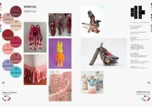 recherche de couleurs tendances appelées spiritus pour l'hiver 2026 2027