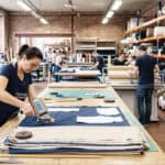 atelier coupe de tissu pour confection