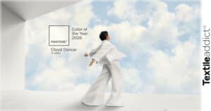 photo de cloud dancer couleur pantone 2026 très tendance