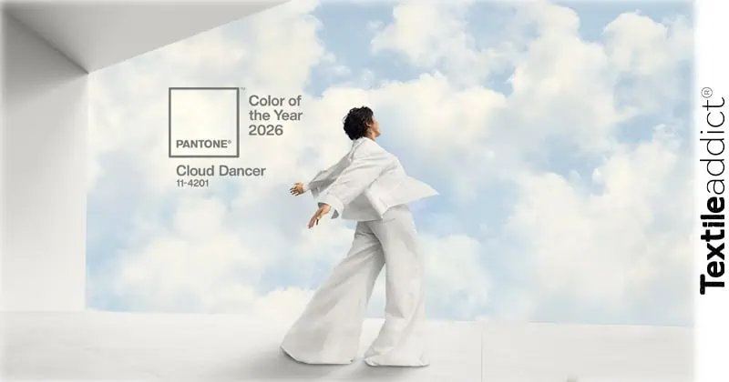 photo de cloud dancer couleur pantone 2026 très tendance