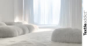 uilisation de la couleur cloud dancer pantone 2026 dans la déco d'interieure