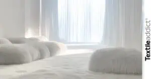 uilisation de la couleur cloud dancer pantone 2026 dans la déco d'interieure