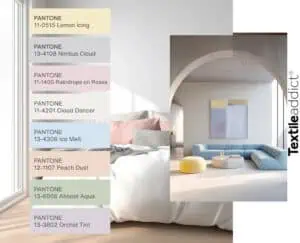 la palette de couleurs pantone 2026 powdered pastels