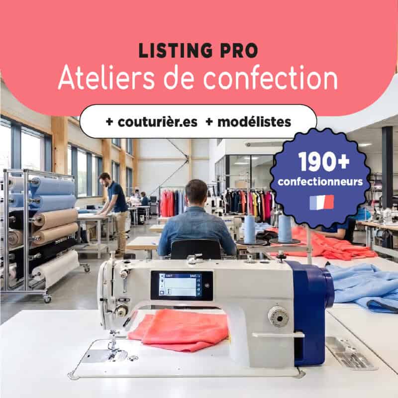 liste complete des ateliers de confection textile addict