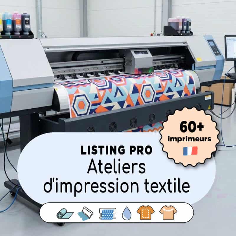 liste complete imprimeurs textile en France textile addict