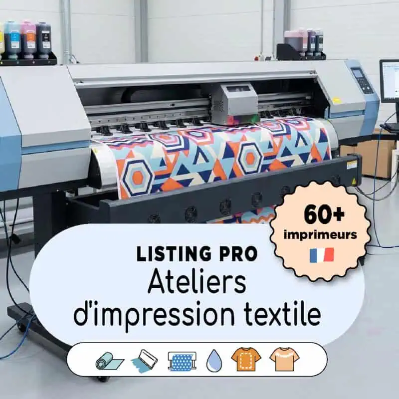 liste complete imprimeurs textile en France textile addict