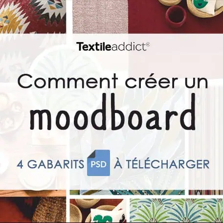 créer un moodboard pour une présentation soignée avec Textile Addict