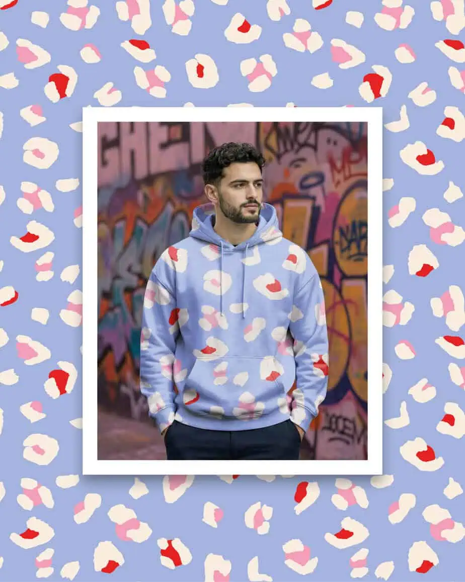 mockup starter bundle vêtement mode homme avec ton propre motif