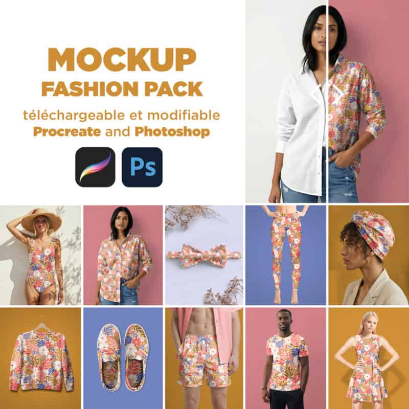 mockup fashion pack