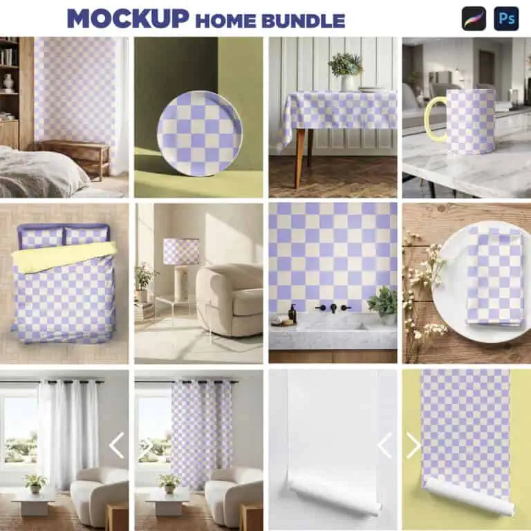 mockup home decoration pack
