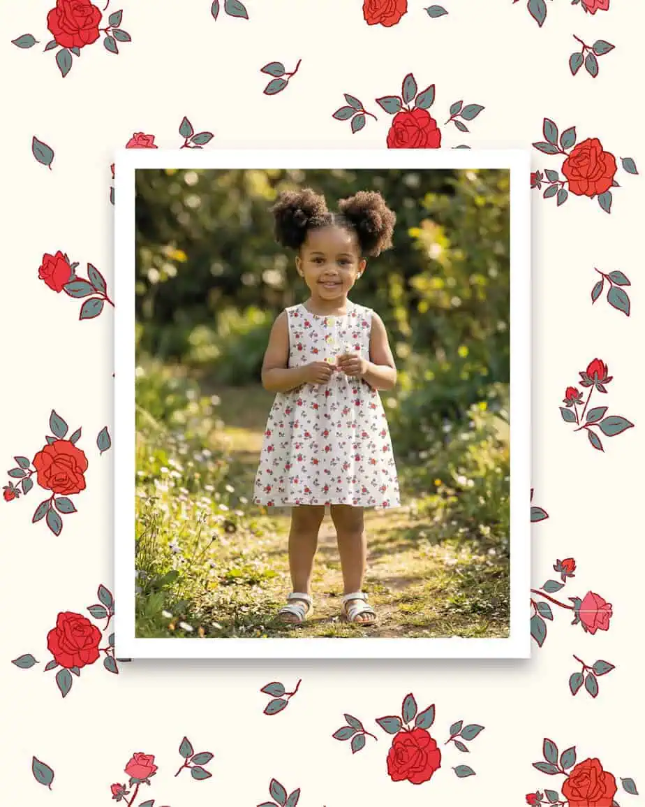 mockup kids dress