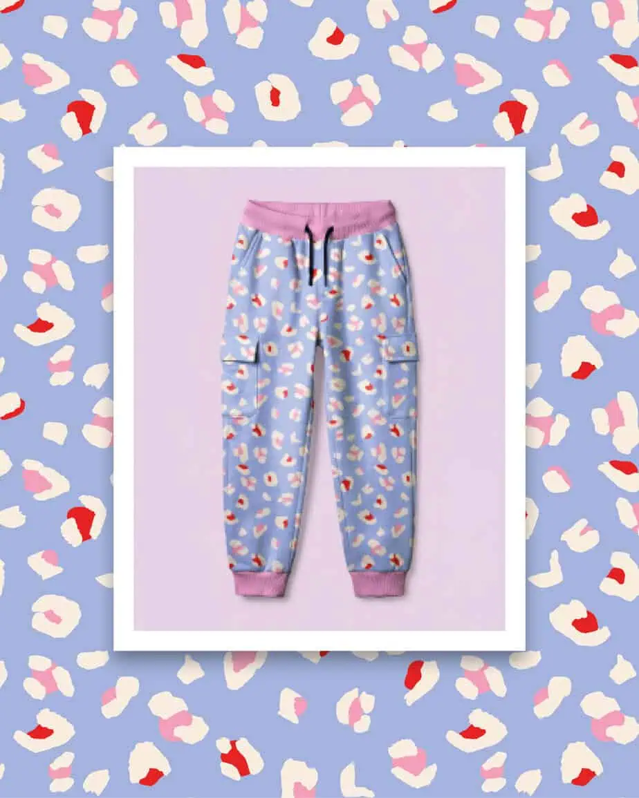 mockup kids pants