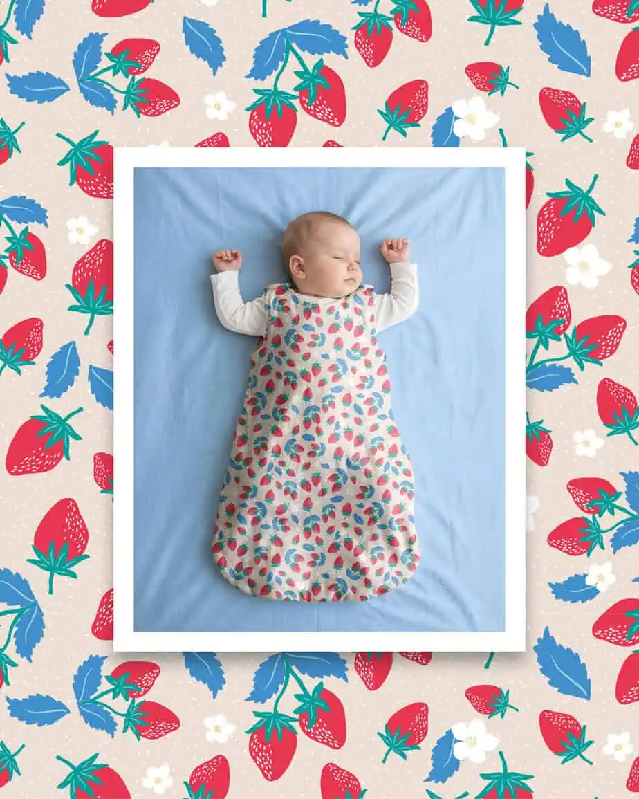mockup kids sleeping bag