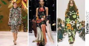 tendances PFW hiver 2026 2027 textile addict flower power